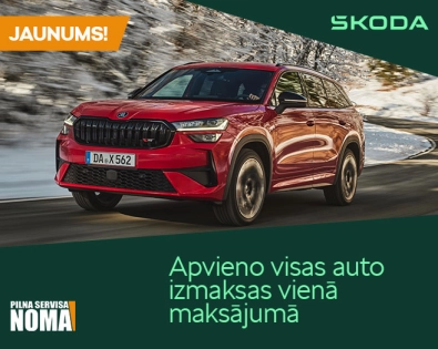 Pilna servisa noma. Viss iekļauts vienā prognozējamā mēneša maksā.